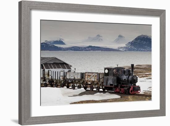 Old Coal Train with Snow-Eleanor-Framed Photographic Print