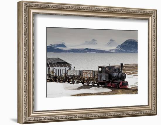 Old Coal Train with Snow-Eleanor-Framed Photographic Print