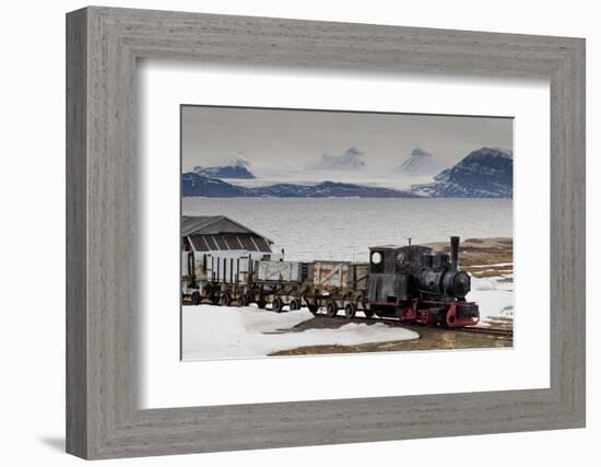 Old Coal Train with Snow-Eleanor-Framed Photographic Print