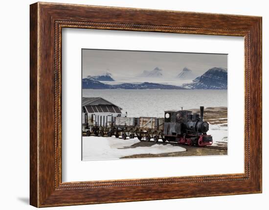 Old Coal Train with Snow-Eleanor-Framed Photographic Print