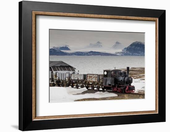 Old Coal Train with Snow-Eleanor-Framed Photographic Print