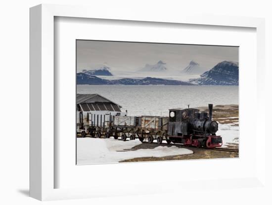 Old Coal Train with Snow-Eleanor-Framed Photographic Print