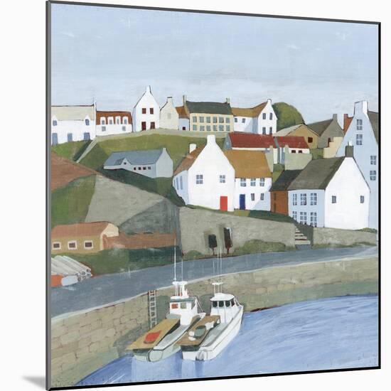 Old Coast Town I-Grace Popp-Mounted Art Print