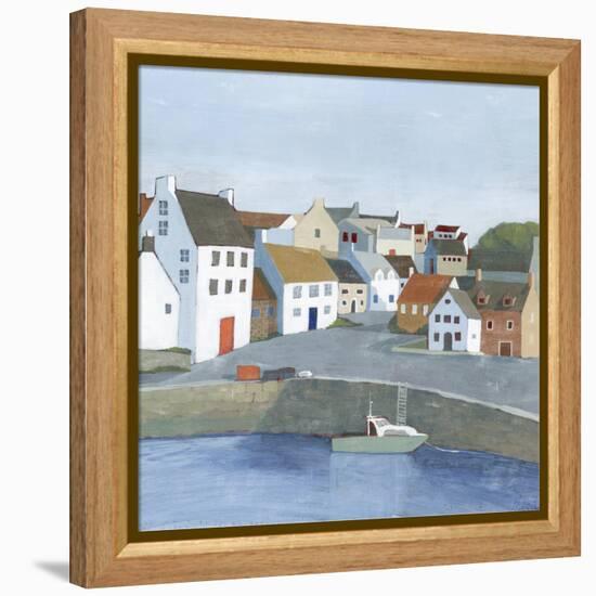 Old Coast Town II-Grace Popp-Framed Stretched Canvas