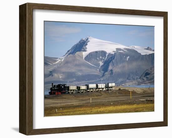 Old Colliery Locomotive, Ny Alesund, Spitsbergen, Norway, Scandinavia-David Lomax-Framed Photographic Print