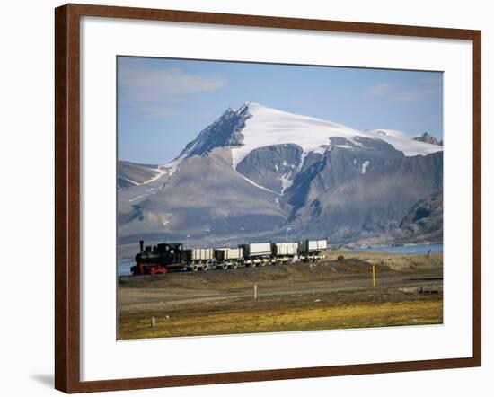 Old Colliery Locomotive, Ny Alesund, Spitsbergen, Norway, Scandinavia-David Lomax-Framed Photographic Print