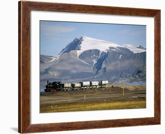 Old Colliery Locomotive, Ny Alesund, Spitsbergen, Norway, Scandinavia-David Lomax-Framed Photographic Print