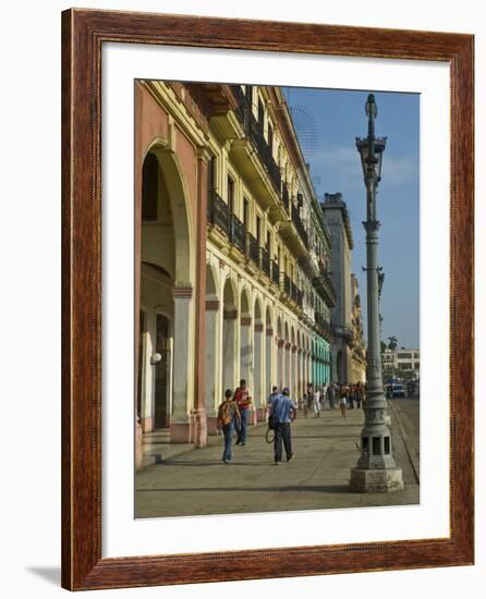 Old Colonial Houses in the Center of Havana, Cuba, West Indies, Caribbean, Central America-null-Framed Photographic Print