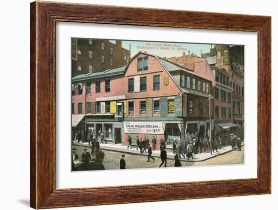 Old Corner Book Store, Boston-null-Framed Art Print