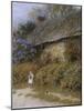 Old Cottage at Freshwater, Isle of Wight (Watercolour with Scratching Out)-Helen Allingham-Mounted Giclee Print