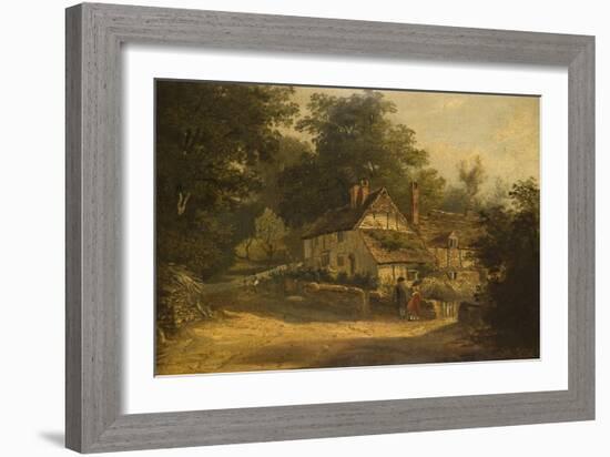 Old Cottages at Petersfield, 1820-William Kidd-Framed Giclee Print