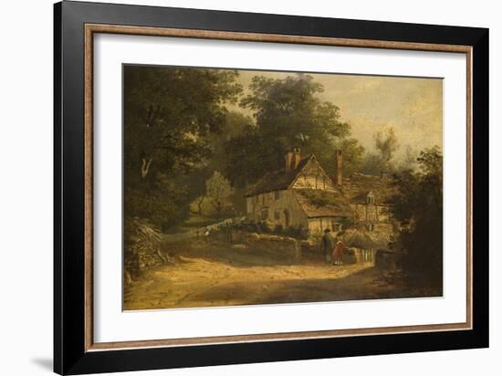 Old Cottages at Petersfield, 1820-William Kidd-Framed Giclee Print