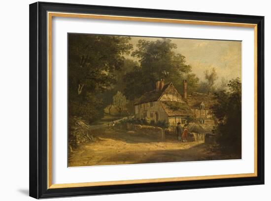 Old Cottages at Petersfield, 1820-William Kidd-Framed Giclee Print