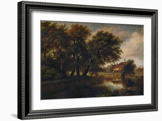 Old Cottages on the Brent, looking towards Harrow, 1830-Patrick Nasmyth-Framed Giclee Print