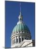 Old Courthouse Dome, Gateway Arch Area, St. Louis, Missouri, USA-Walter Bibikow-Mounted Photographic Print