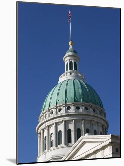 Old Courthouse Dome, Gateway Arch Area, St. Louis, Missouri, USA-Walter Bibikow-Mounted Photographic Print