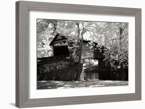 Old Covered Bridge I-Alan Hausenflock-Framed Photographic Print