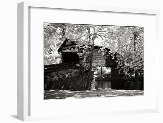 Old Covered Bridge I-Alan Hausenflock-Framed Photographic Print