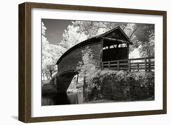 Old Covered Bridge II-Alan Hausenflock-Framed Photographic Print