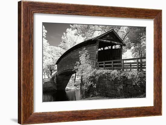 Old Covered Bridge II-Alan Hausenflock-Framed Photographic Print