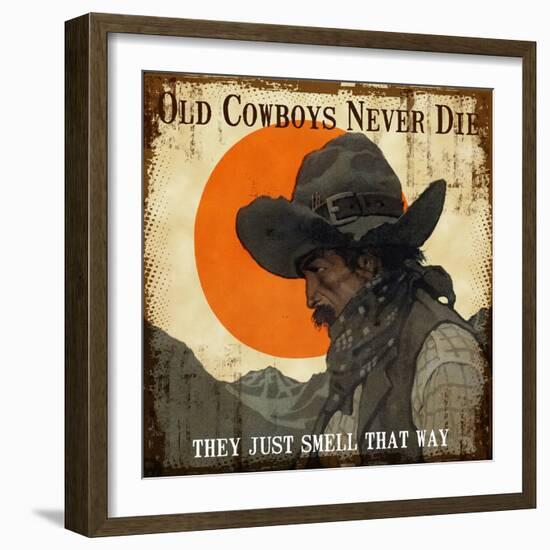 Old Cowboys-null-Framed Giclee Print