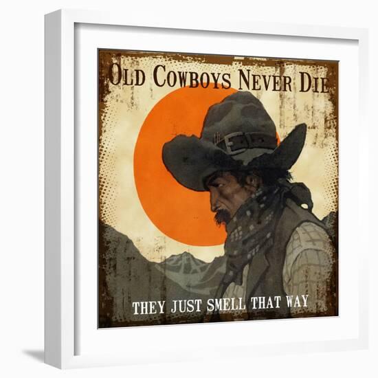 Old Cowboys-null-Framed Giclee Print