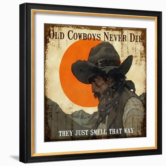 Old Cowboys-null-Framed Giclee Print