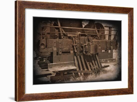 Old Cowcatcher-George Johnson-Framed Photo