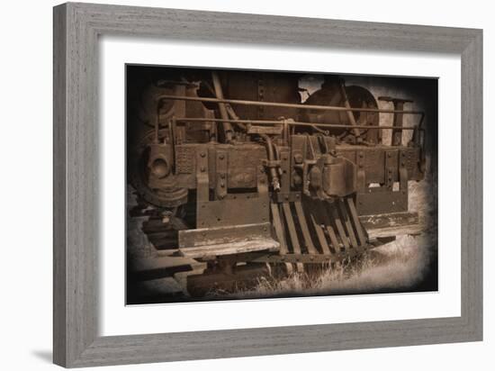 Old Cowcatcher-George Johnson-Framed Photographic Print