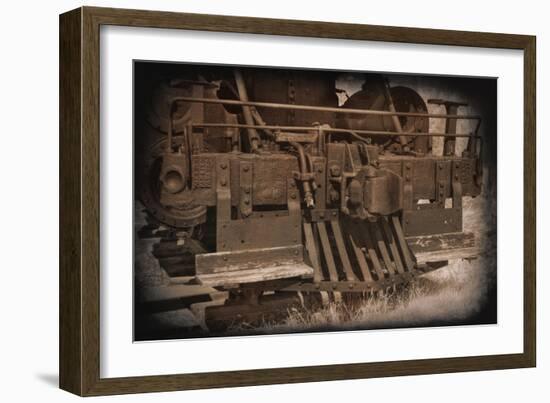 Old Cowcatcher-George Johnson-Framed Photographic Print