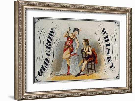 Old Crow Whiskey-null-Framed Giclee Print