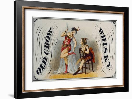 Old Crow Whiskey-null-Framed Giclee Print