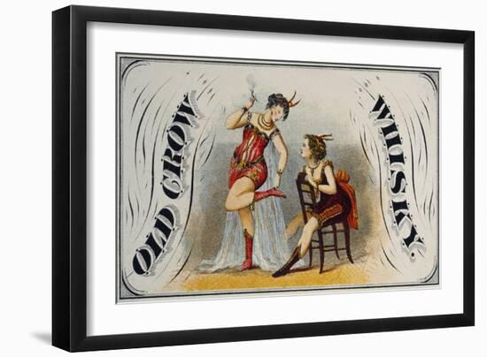 Old Crow Whiskey-null-Framed Giclee Print