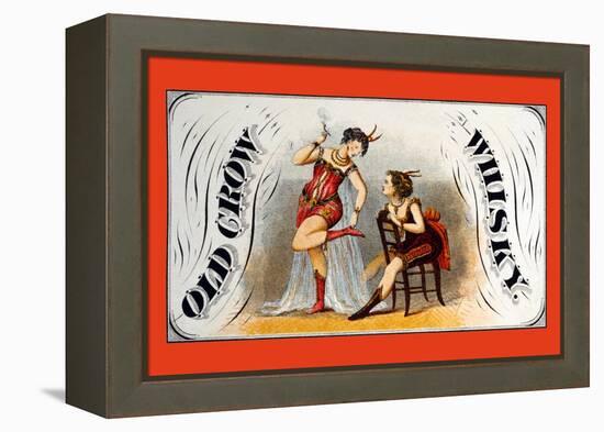 Old Crow Whiskey-null-Framed Stretched Canvas