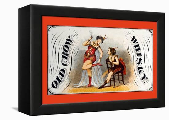 Old Crow Whiskey-null-Framed Stretched Canvas