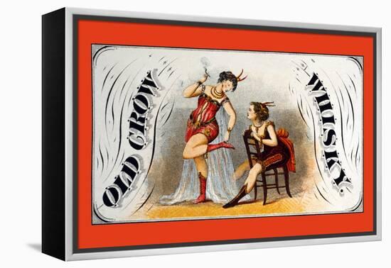 Old Crow Whiskey-null-Framed Stretched Canvas