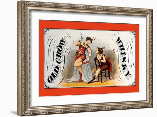 Old Crow Whiskey-null-Framed Art Print