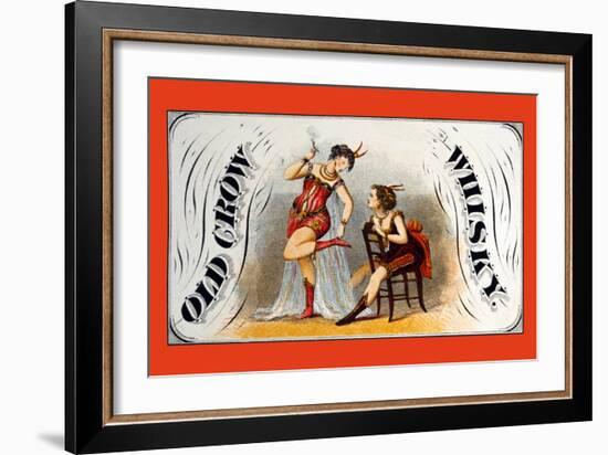 Old Crow Whiskey-null-Framed Art Print