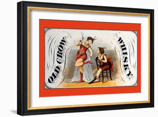 Old Crow Whiskey-null-Framed Art Print