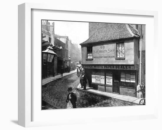 Old Curiosity Shop, London, 1893-John L Stoddard-Framed Giclee Print