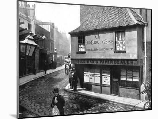 Old Curiosity Shop, London, 1893-John L Stoddard-Mounted Giclee Print