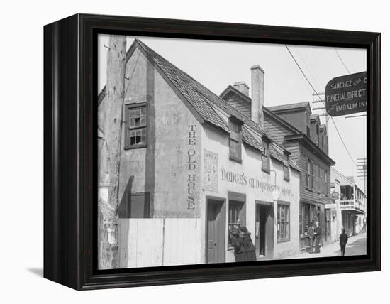 Old Curiosity Shop, St. Augustine, Fla.-null-Framed Stretched Canvas