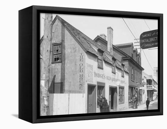 Old Curiosity Shop, St. Augustine, Fla.-null-Framed Stretched Canvas