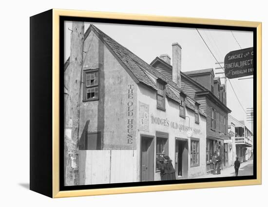 Old Curiosity Shop, St. Augustine, Fla.-null-Framed Stretched Canvas