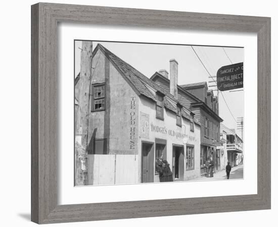 Old Curiosity Shop, St. Augustine, Fla.-null-Framed Photo