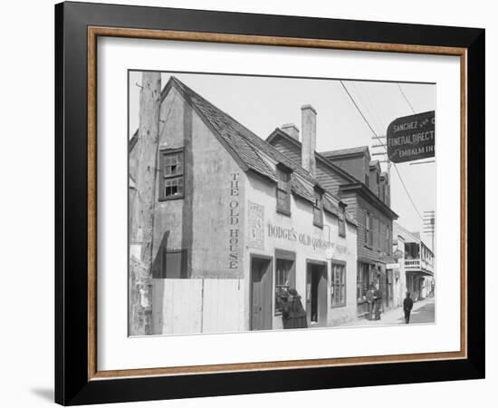 Old Curiosity Shop, St. Augustine, Fla.-null-Framed Photo