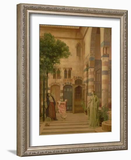 Old Damascus: Jew's Quarter or Gathering Lemons, Circa 1873-1874-Sir Lawrence Alma-Tadema-Framed Giclee Print