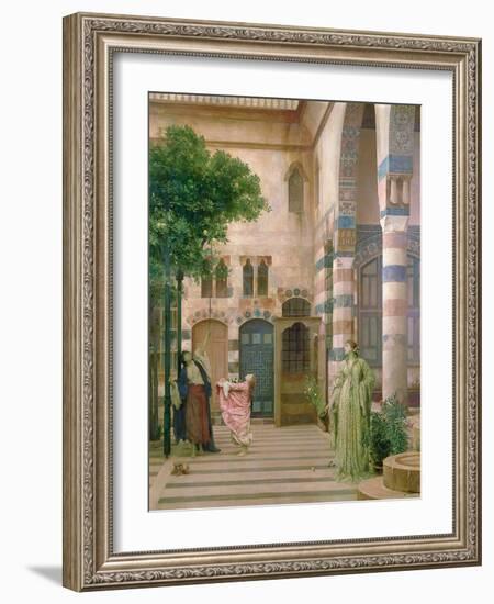 Old Damascus, Jewish Quarter or Gathering Lemons, C.1873-74-Frederick Leighton-Framed Giclee Print