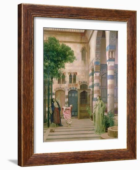 Old Damascus, Jewish Quarter or Gathering Lemons, C.1873-74-Frederick Leighton-Framed Giclee Print