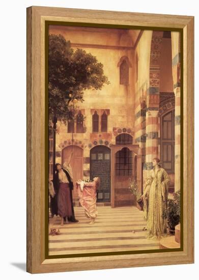 Old Damascus; the Jew's Quarter-Frederick Leighton-Framed Stretched Canvas